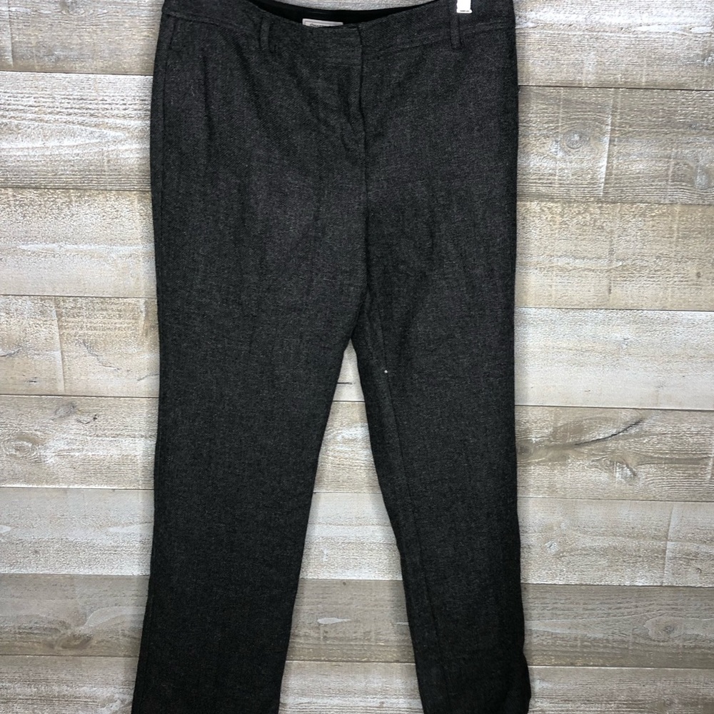 Charter Club grey wool blend dress career office trouser pants 8P